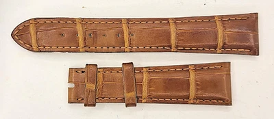 OEM Patek Philippe Genuine Cognac leather watch strap 20/16mm, 74+113mm A31 B - Image 1 of 2