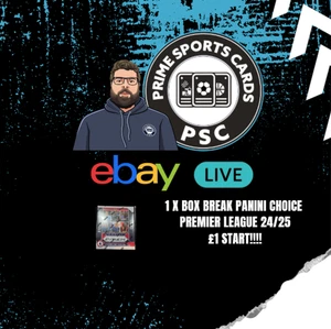 Crystal Palace - £1 Start  1 x Premier League Box break Ebay Live Black - Picture 1 of 1