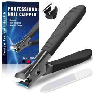 Professional Nail Clippers for Thick Toenails - Ultra Sharp, Anti-Slip Set Wi... - Picture 1 of 6