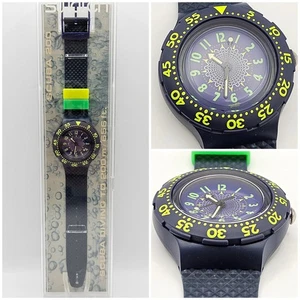 Swatch Scuba 200 Rowing SDN104 1993 NOS Vintage Diver Watch 200m - Picture 1 of 14