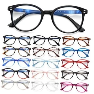 Reading Glasses Blue Light Blocking 15 Pack Spring Hinge Fashion 15 Mix 1.0 x - Picture 1 of 7