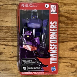 Transformers R.E.D. Figura Decepticon Shockwave 2022 robot mejorado rojo Walmart - Imagen 1 de 4