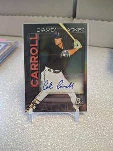 2020 Bowman Platinum Corbin Carroll Auto #TOP79 - Picture 1 of 2