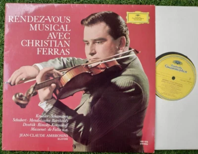 Christian Ferras Violin Recital - Kreisler Schumann Dvorak DGG Stereo LP NM - Image 1 of 2