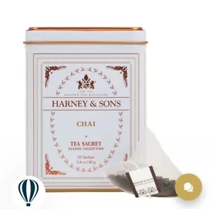 Harney and Sons Classic CHAI Tea 20ct Tin - Picture 1 of 3