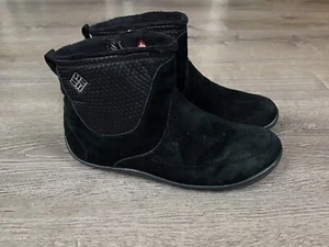 Columbia Womens Omni Heat Size 9.5 Black Shorty Winter Boots YL5238-010 - Picture 1 of 13