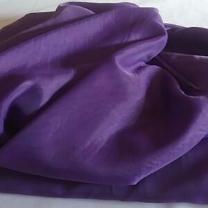 Purple sheer Voile 116" wide for wedding  party decoration backdrop, free swatch