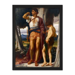 Frederic Leighton Jonathans Token To David Painting Framed Wall Art Print 18X24 - Picture 1 of 25
