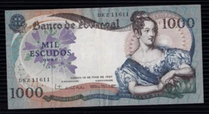 Portugal 1000 Escudos 1967 P-172a VF+ - Picture 1 of 2