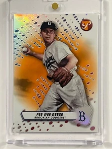 2023 Topps Pristine Pee Wee Reese Orange Refractor #17/25 Dodgers - Picture 1 of 4