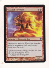Magic: MTG: Rise of the Eldrazi: Foil: Valakut Firreboar