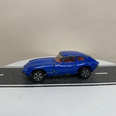 Corgi Juniors Whizzwheels Jaguar E-Type 2+2  Blue w/Opening Hood - VTG GB 1:64 - Image 1 of 4