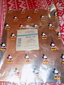 New vintage Mickey Mouse wrapping paper - Picture 1 of 2