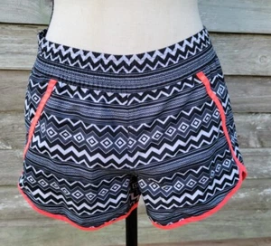 Girls Ocean Pacific Unlined Sz. XL 14/16 Neon Orange Black Shorts Great Cond. - Picture 1 of 4