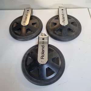 3 x Roland PD-8 dual trigger dual zone rubber drum pads for V-drum drum kits - Picture 1 of 3