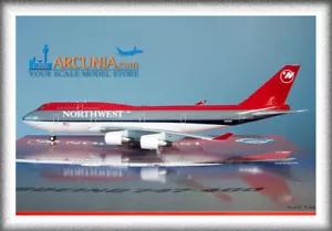 B Models 1:200 Northwest Airlines Boeing 747-400 "N666US" B-744-666 - Picture 1 of 6