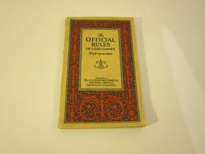 VTG. 1928 The Official Rules of Card Games Hoyle up-to-date Book  240 Pages #T15 - Bild 1 von 5