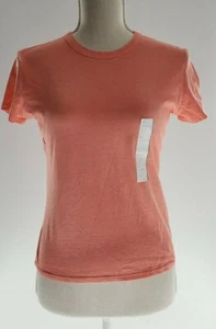 Wild Fable Short Sleeve Slim Fit T-Shirt Orange Juniors Size Small - Picture 1 of 4