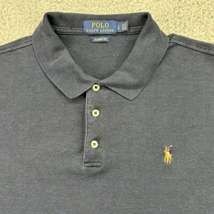 Ralph Lauren Poloshirt Herren Large Schwarz Kurzarm Classic Fit - Bild 1 von 16