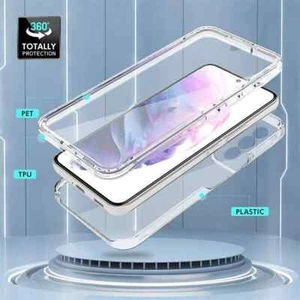 Funda 360 CLARA COMPLETA para Samsung S21, S21 Plus, S21 Ultra Antigolpes Teléfono Cubierta - Imagen 1 de 7