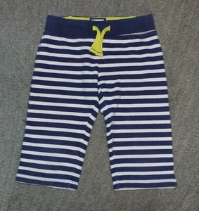 Mini Boden Girls Navy & White Striped Capri Pants - Size 5 - EUC - Picture 1 of 4
