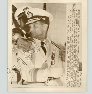 Grupo Gobernante Venezuela Wolfgang Larrazábal Caracas Venezuela 1958 FOTO PRENSA - Imagen 1 de 2