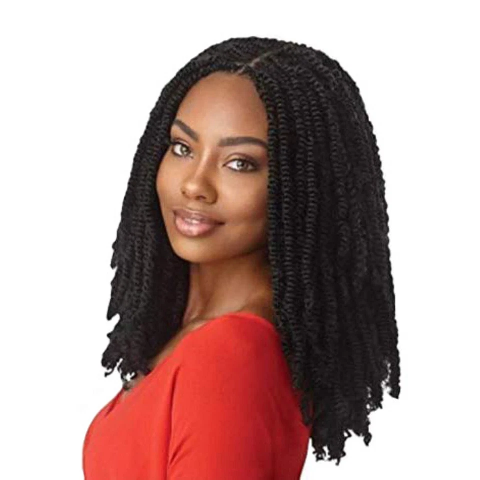 Outre X-Pression 扭曲钩针编织 3X 弹簧非洲扭转 24 英寸颜色 1B — 第 1/3 张图片