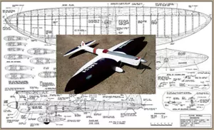 Model Airplane Plans (UC): SNOWBIRD 57" Stunt for .25-.32 by Charles Mackey - Picture 1 of 3
