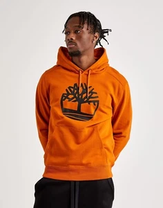 NUEVO Timberland Core Tree Logo Naranja/Negro Pullover Sudadera con Capucha Para Hombre Talla S - Imagen 1 de 9