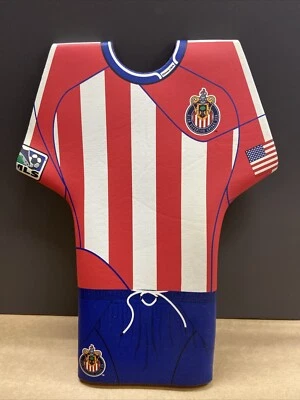 Club Deporivo C.D. Chivas USA MLS Soccer Insulated Bottle Jersey Sleeve vg - Image 1 of 2