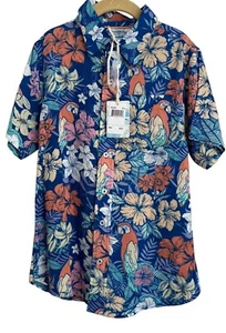Tommy Bahama Boy's Size 8 Hawaiian Short Sleeve Shirt Button Up - Picture 1 of 6