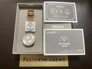 SEIKO Metronome Watch Standard Line Color Camel SMW003A w/ Box JP Unused - Picture 1 of 6