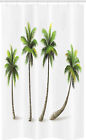 Palme Schmaler Duschvorhang Verschiedene Sized Tropische Bume
