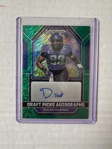 2023 Panini Prizm Draft Picks Green Shimmer /8 Dylan Horton #DPA-DYH Auto Texans - Picture 1 of 2