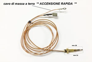 Termocoppia Cucina Gas Mm 33 Ariston Indesit Star Smeg Lofra Nardi H 4775 Tc 37 - Foto 1 di 1