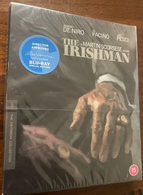 The Irishman Criterion Collection (Robert De Niro Al Pacino) Region B Bluray New - Image 1 of 3