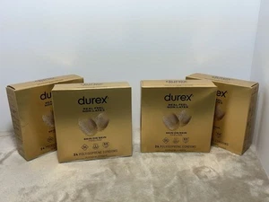 (Lot Of 4) Durex Non Latex Bare Real Feel Lubricated Condoms, 24ct,  exp 2027 - Picture 1 of 8