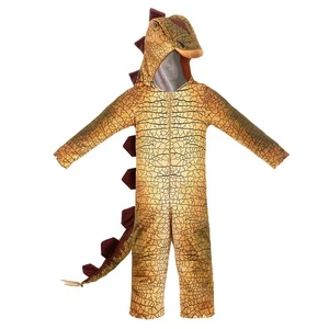 Niños 3-14 años Niños T Rex Dinosaurio Vestido Elegante Disfraz Dinomita Halloween Día del Libro - Imagen 1 de 5
