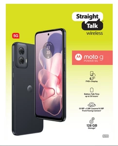 Teléfono Android Motorola Moto G Power 5G 2024 Straight Talk 128 GB negro 6,7" 50 MP - Imagen 1 de 8