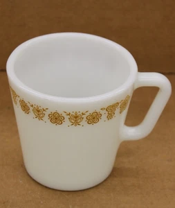 Vintage Pyrex (Corning) Corelle Butterfly Gold Mug 3 1/2" tall, heavy weight - Bild 1 von 2