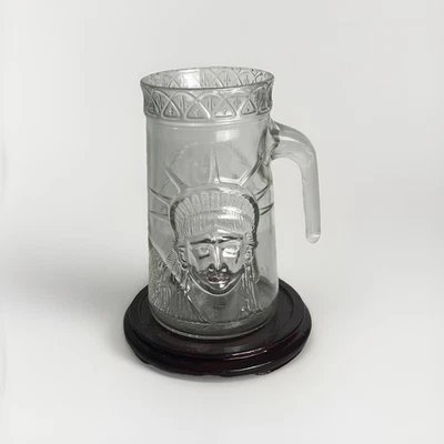 Стеклянная кружка Statue Of Liberty Stein Centennial 1886-1986 Anchor Hocking - Изображение 1 из 4