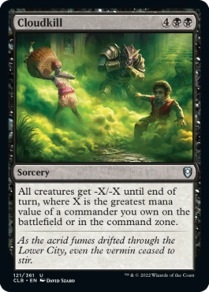 x1 Cloudkill - Battle for Baldur's Gate - NM - MTG - Image 1 of 1