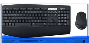Logitech 920-008219-PB-RC MK850 Wireless Keyboard & Mouse - Black - Picture 1 of 12