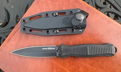 Benchmade 133BK Fixed Blade Model - Black D2 - RARE - MINT - New - Image 1 of 4