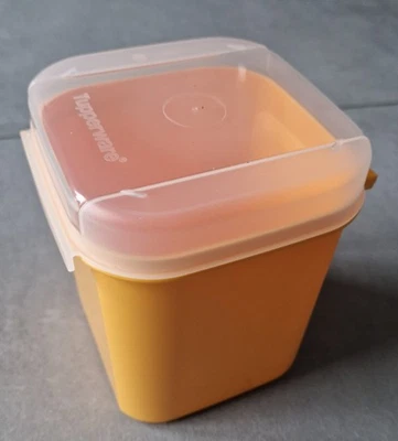 Tupperware Vorratsbehälter Junior-Bellevue 1,2 L Orange Transparent Neu  - Bild 1 von 4