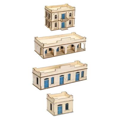 Kit di modelli architettonici in scala 1:72 Puzzle 3D in legno Hobby per - Immagine 1 di 2
