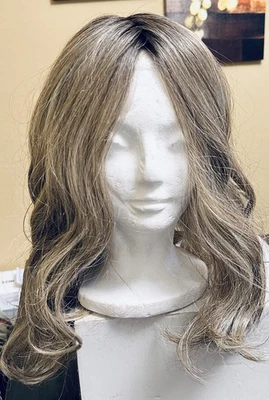 Raquel Welch 14" Wavy Top Billing Top-of-The-Head Hairpiece RL12/22SS Cappuccino - Image 1 of 4