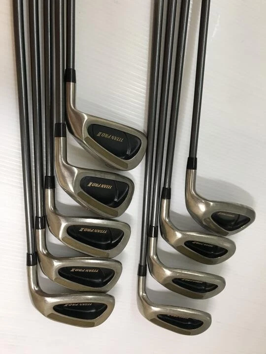 YONEX Titanium Pro Iron Set 9pcs 4-SW Original Boron Flex R - Image 1 of 4