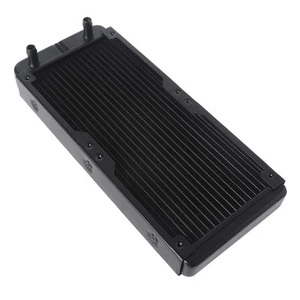 1/4" Pure Aluminum 18 Pipe Heat Exchanger Radiator for Computer PC CPU CO2 Water - Afbeelding 1 van 8