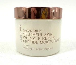 Josie Maran Arganmilch jugendliche Haut Falten Reparatur Peptid Feuchtigkeitscreme 1,7 Oz. - Bild 1 von 4